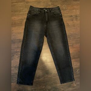wild fable Black High-Rise Mom Jeans